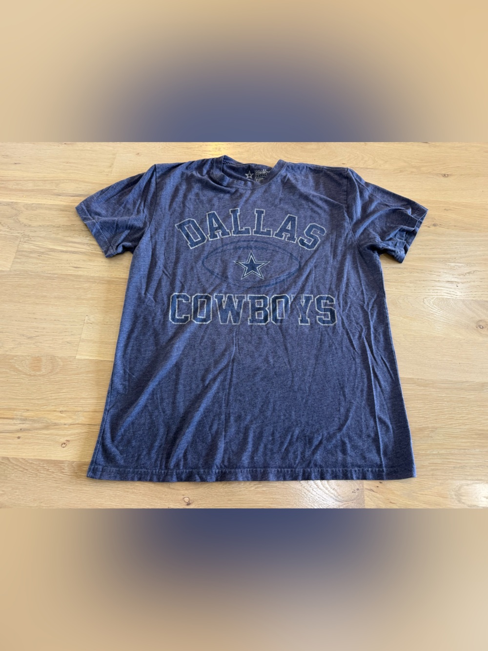 NFL Dallas cowboys vintage-style blue Dallas Cowboys t-shirt size large